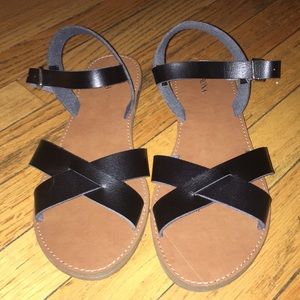 NWT Black Casual Sandals